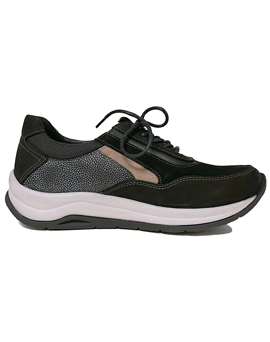 WOLKY 00975 CUPAR LACE SHOE - BLACK COMBO