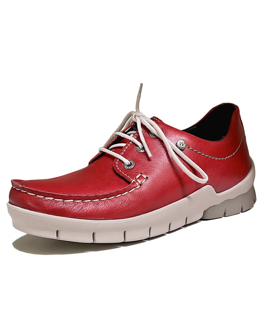 WOLKY 01750 NATALIA LACE SHOE - RED SUMMER