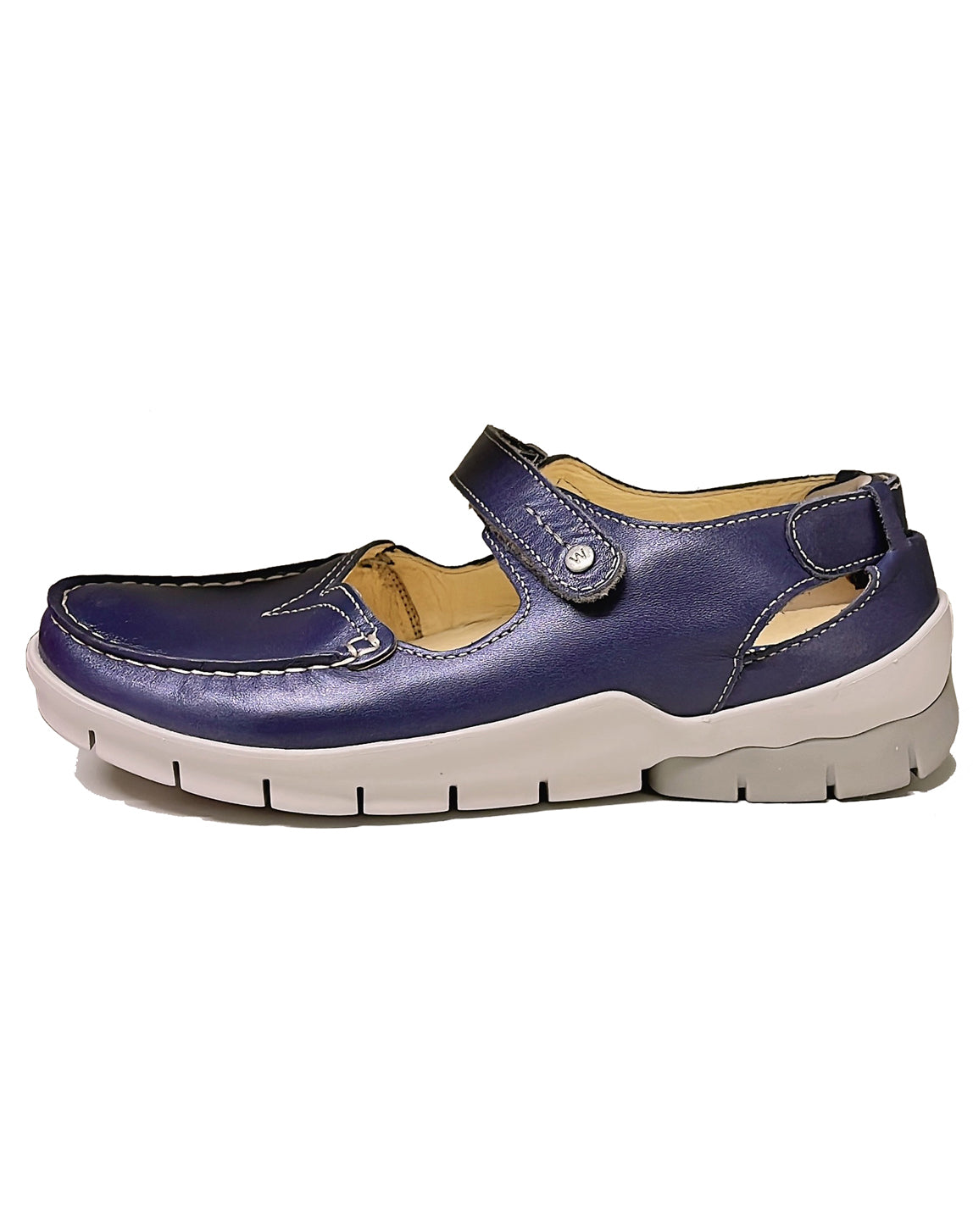 WOLKY POLINA VELCRO SHOE - BLUE SUMMER 01754