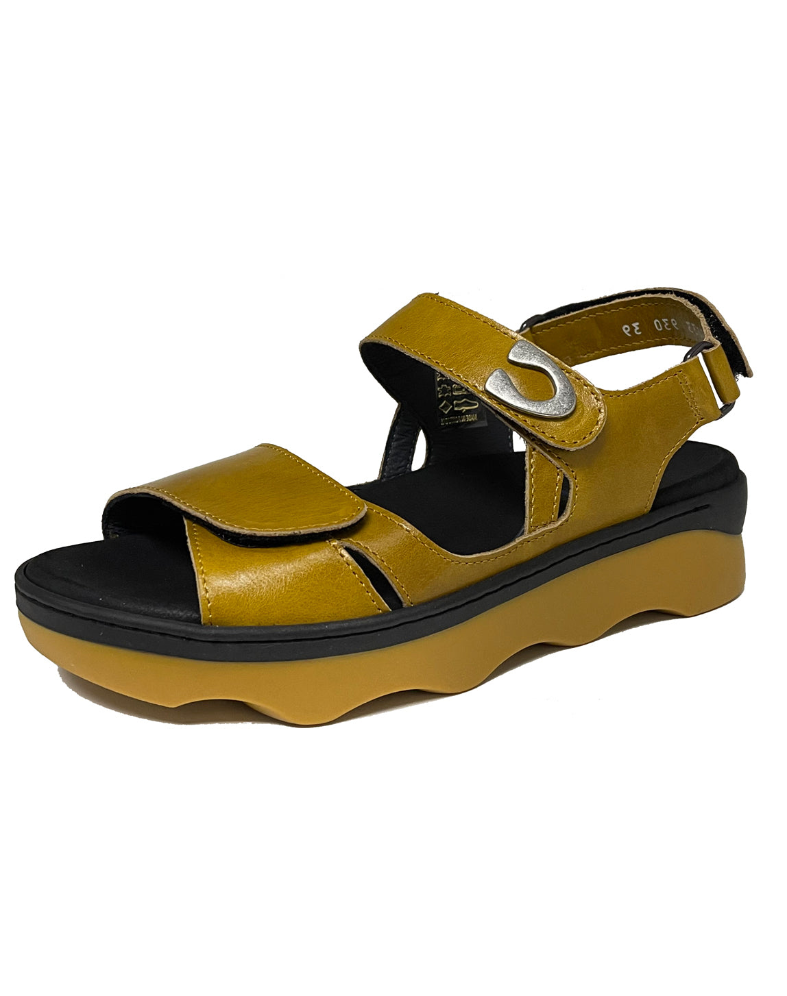 WOLKY 02350 MEDUSA VELC SANDAL - AMBER