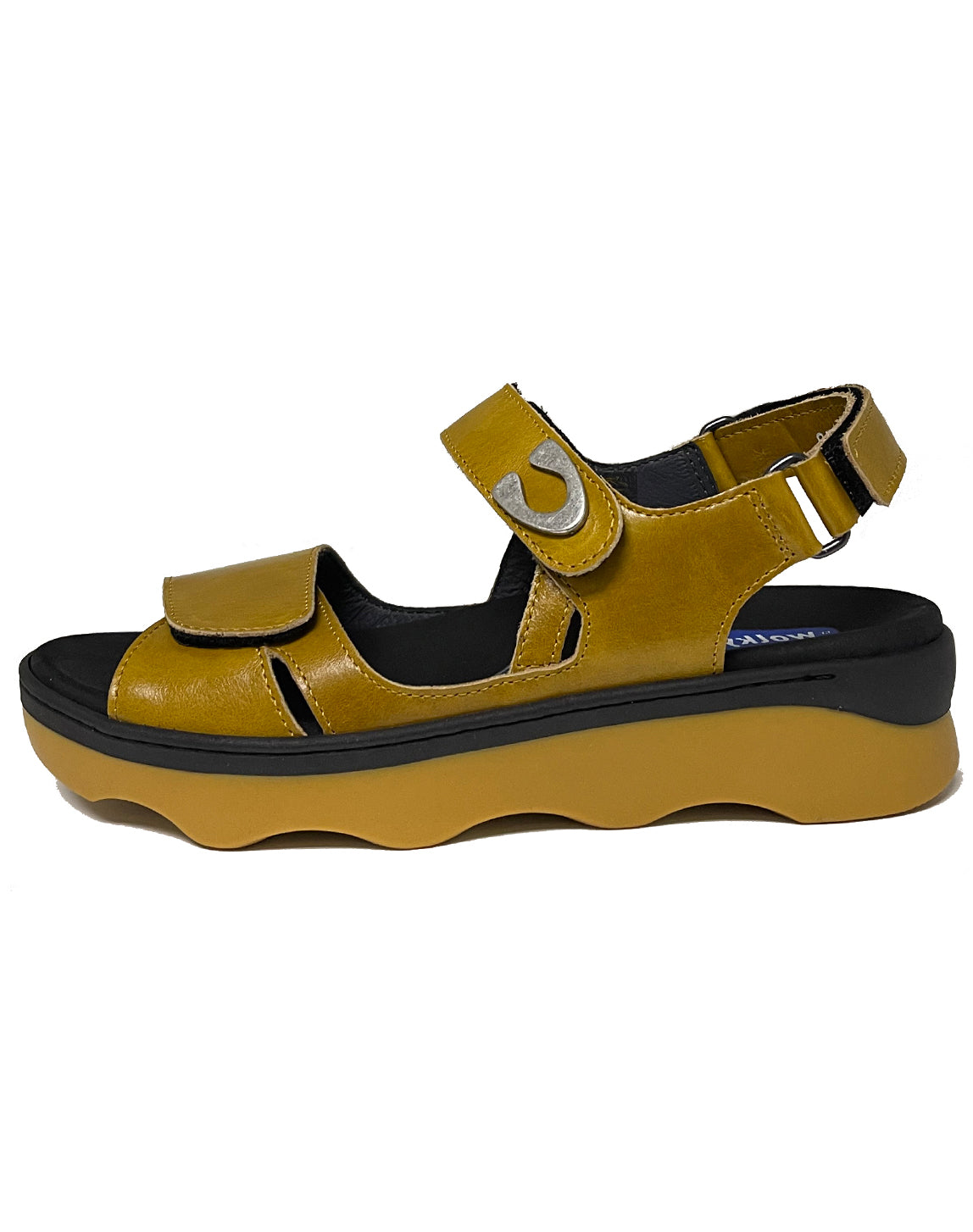 WOLKY 02350 MEDUSA VELC SANDAL - AMBER