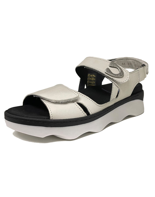 WOLKY 02350 MEDUSA VELC SANDAL - WHITE