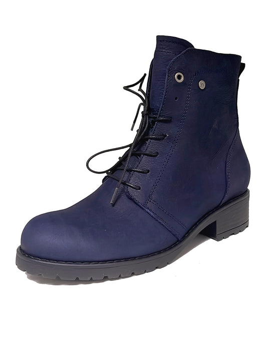 WOLKY 02475 QUINTA F2F ANKLE BOOT - BLUE