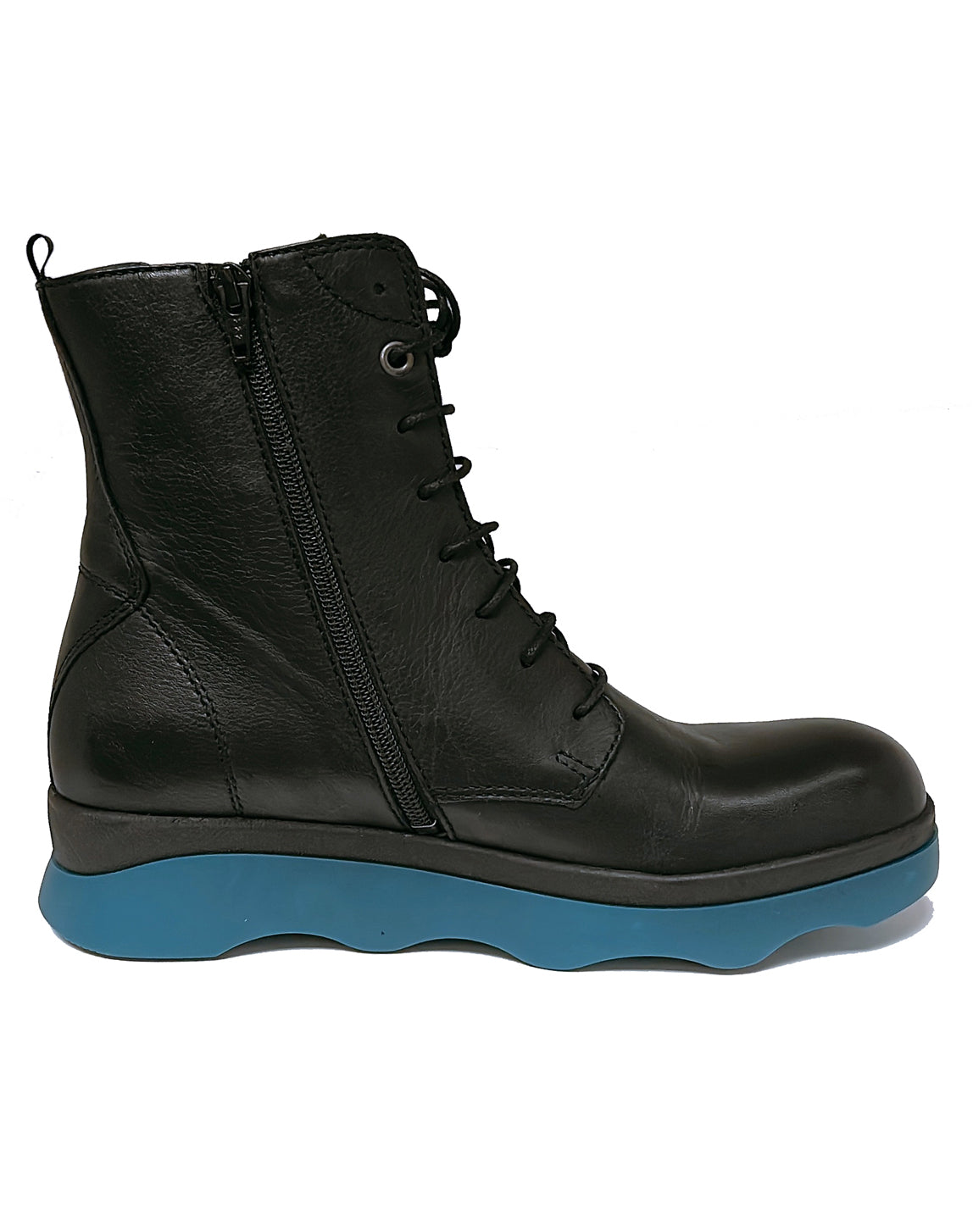 WOLKY 02975 AKITA BOOT - BLACK PETROL
