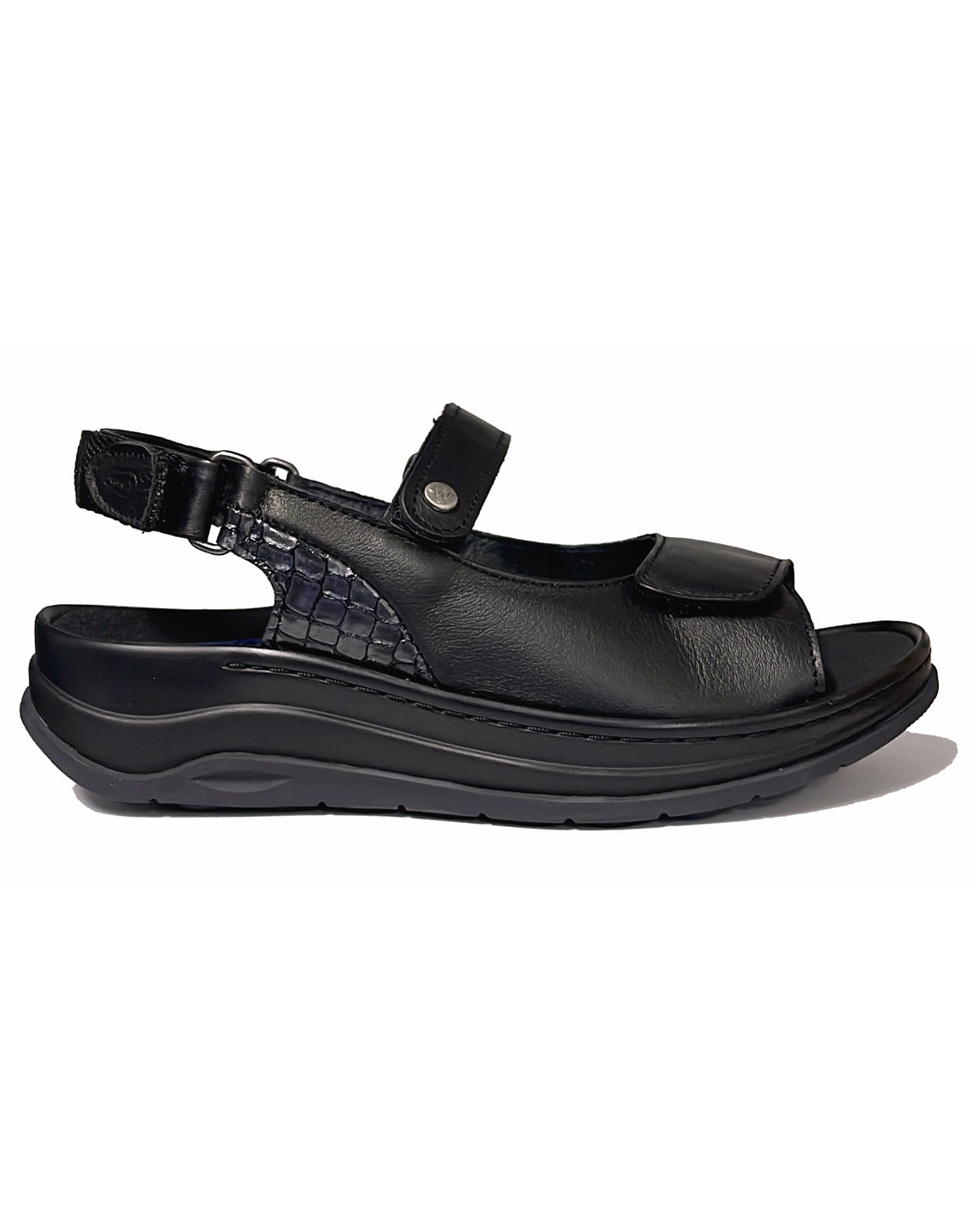 WOLKY 03350 ADURA SANDAL - BLACK
