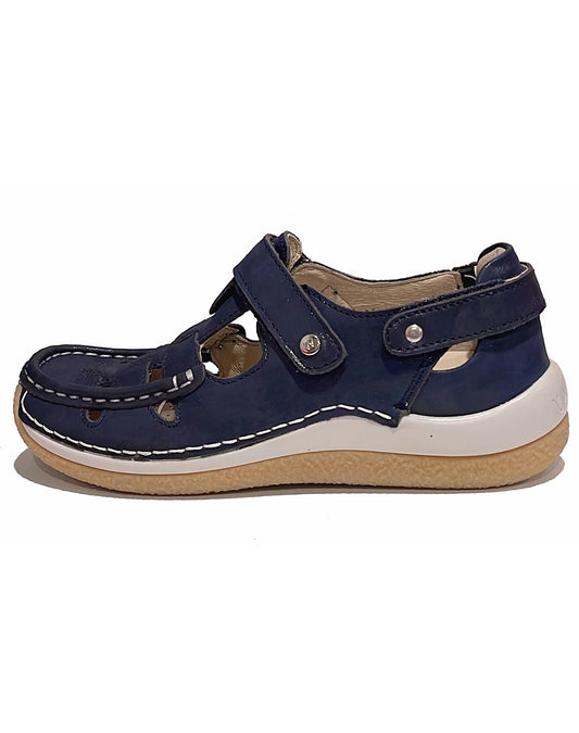 WOLKY 04528 ESPERANZA VELCRO SHOE DENIM