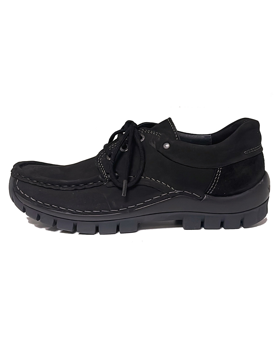 WOLKY LADIES LACE SHOE - BLACK