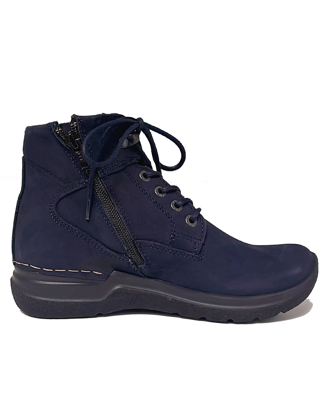 WOLKY 06612 WHY NOT ANKLE BOOT - BLUE