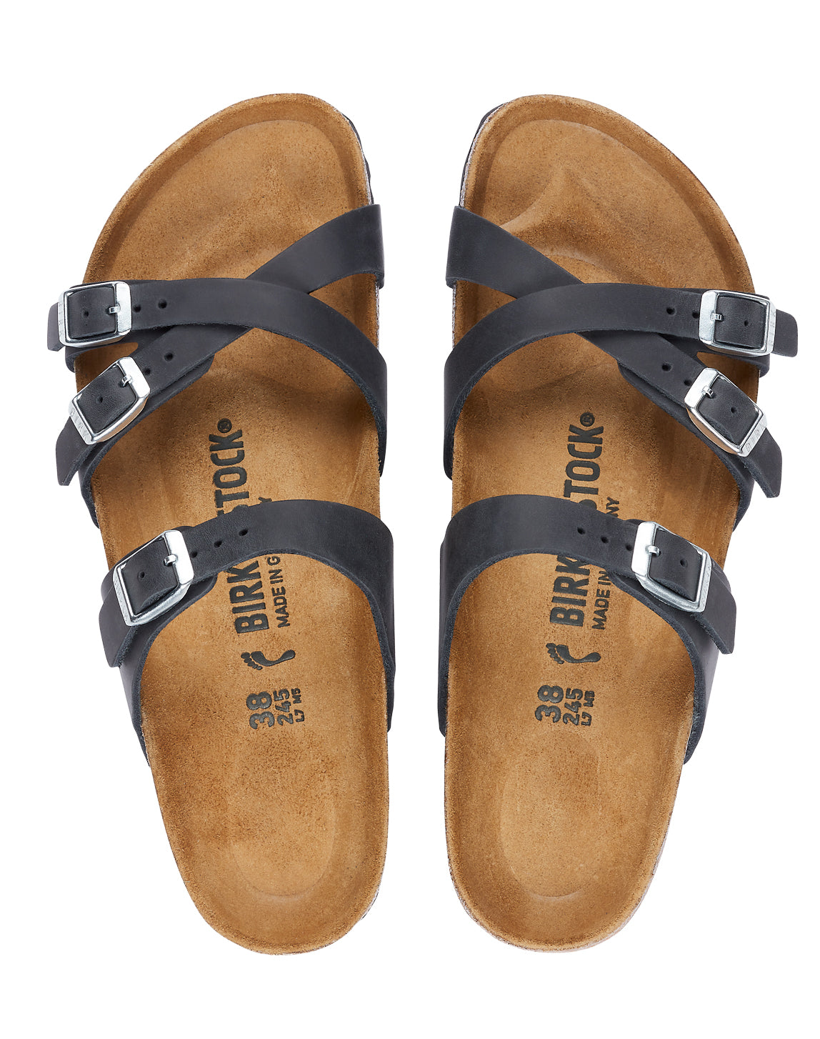 BIRKENSTOCK FRANCA BLACK OL NARROW