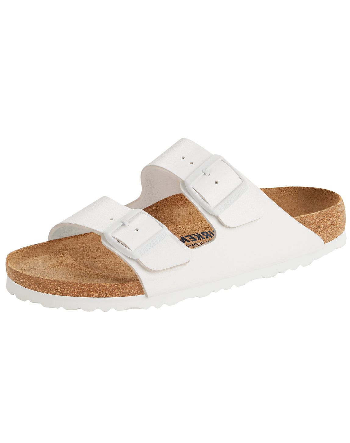 BIRKENSTOCK ARIZONA WHITE SMOOTH LEATHER REG