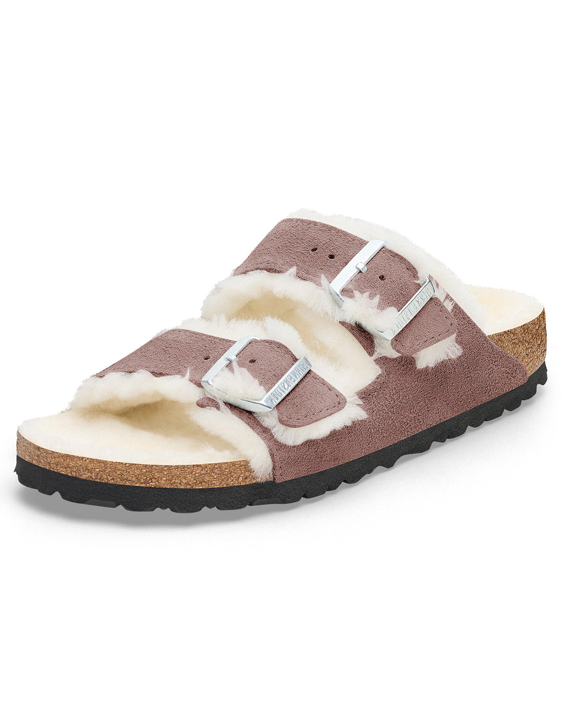 BIRKENSTOCK ARIZONA SHEAR FADED PURPLE SUEDE NARROW
