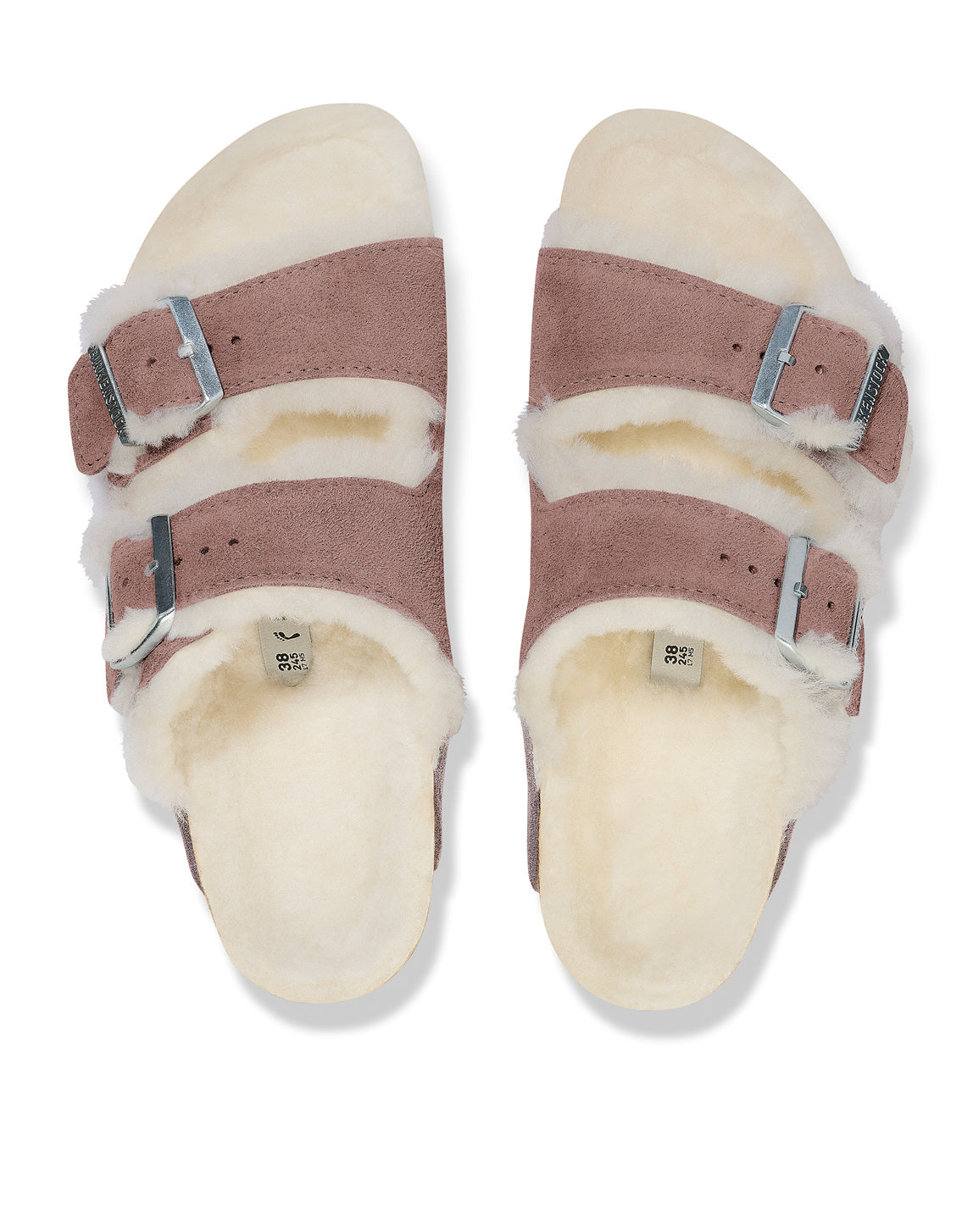 BIRKENSTOCK ARIZONA SHEAR FADED PURPLE SUEDE NARROW