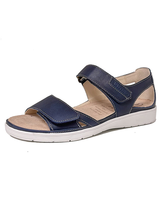 GANTER 200141 GINA G VELCRO SANDAL 36-42F - DARK BLUE