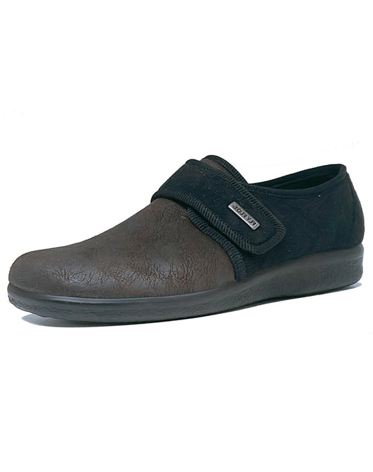 FLYFLOT 22N22 MENS VELCRO SHOE - TESTA DI MORO