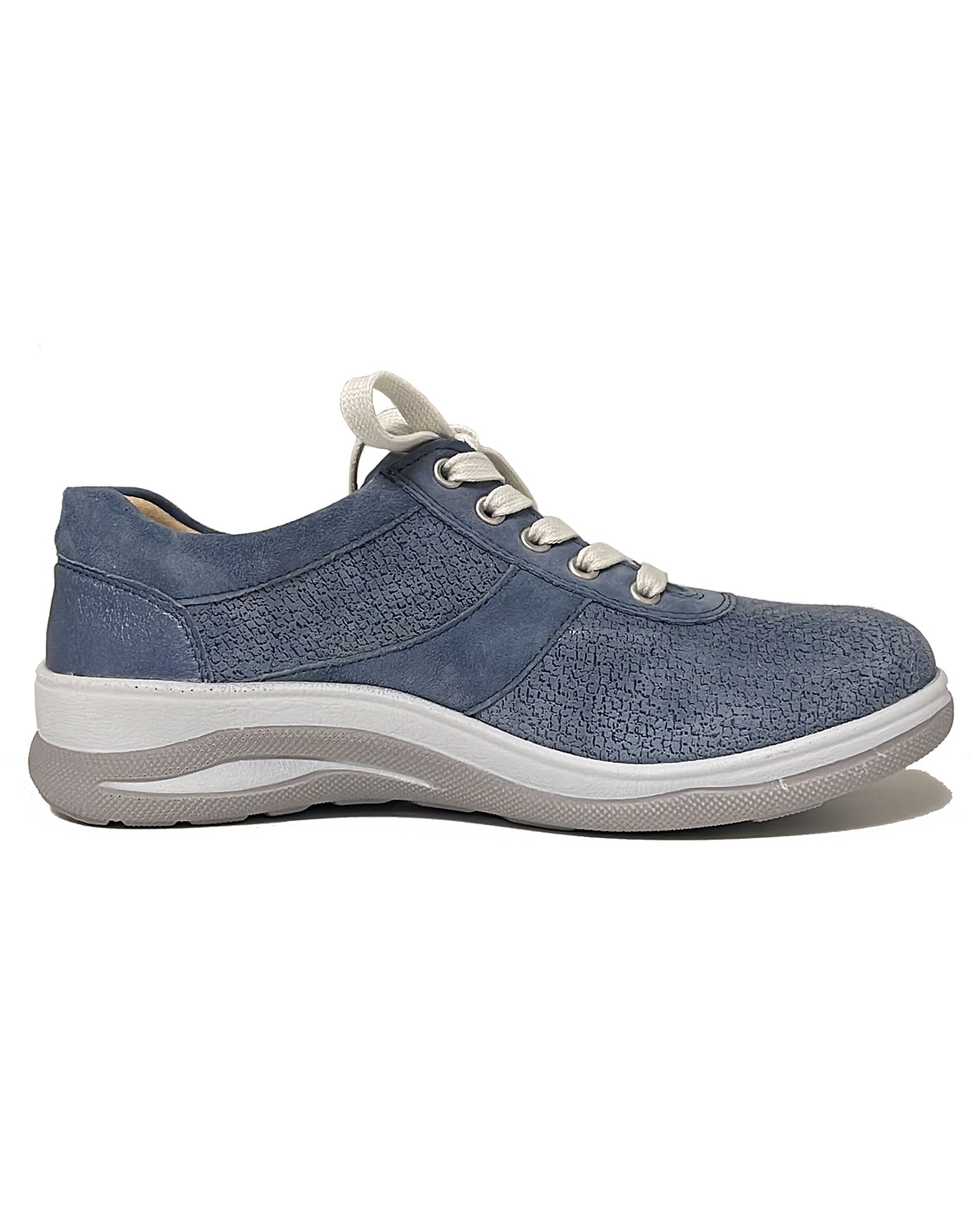 FIDELIO 386101 HALEY LACE ZIP SHOE - ROYAL COMBI
