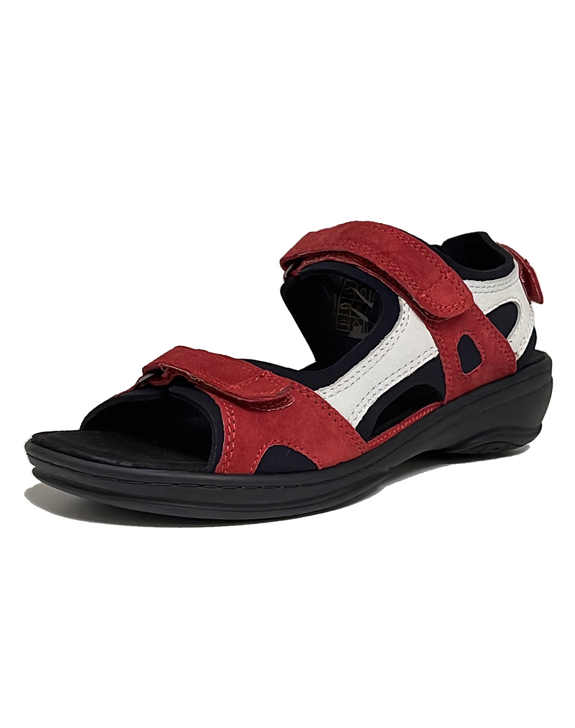 FIDELIO 445007 GINI G VELC SANDAL 35-43 - RED SUEDE