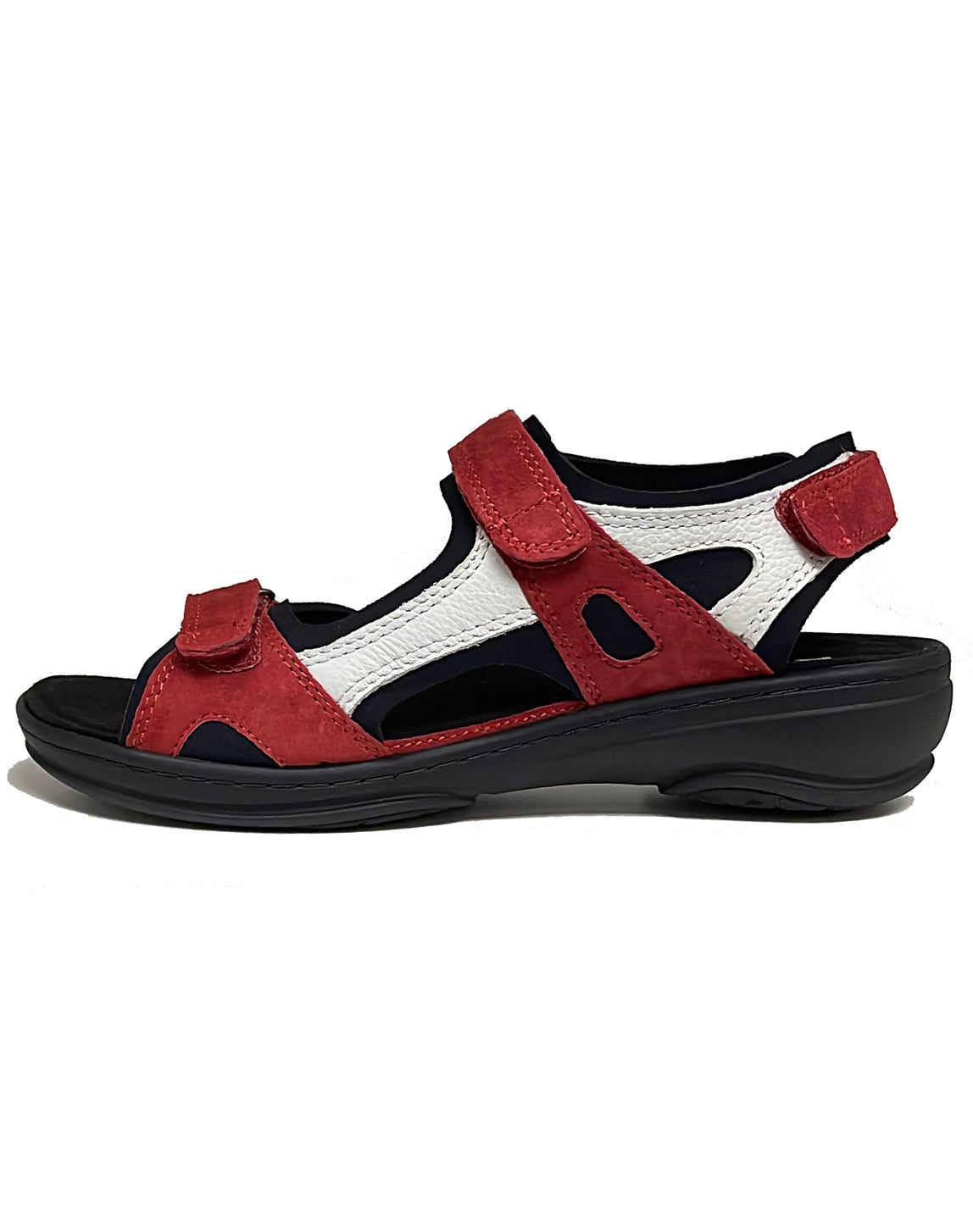 FIDELIO 445007 GINI G VELC SANDAL 35-43 - RED SUEDE
