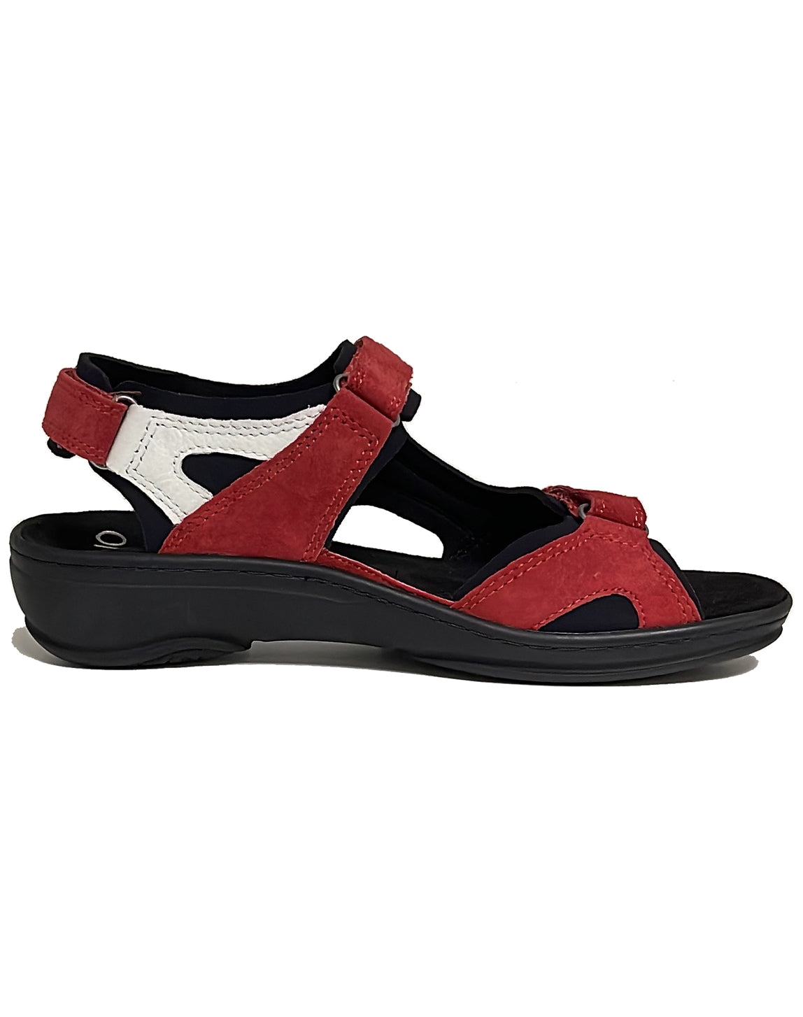 FIDELIO 445007 GINI G VELC SANDAL 35-43 - RED SUEDE
