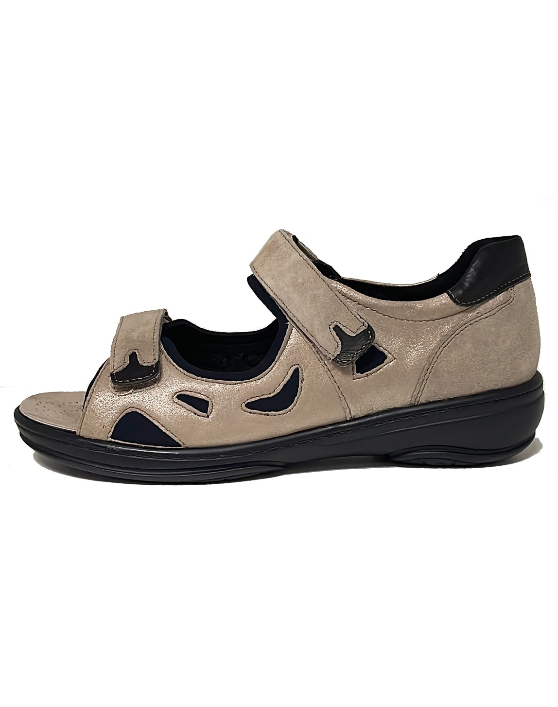 FIDELIO 446020 BACK IN VELC SANDAL - SESAME COMBI