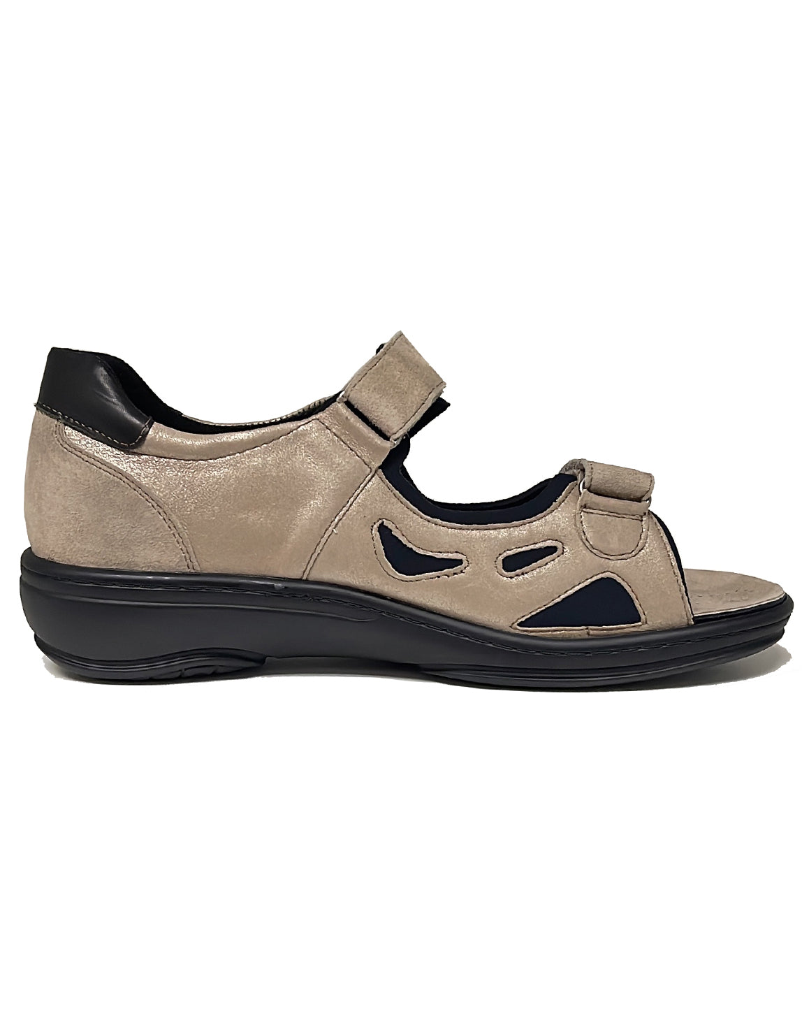 FIDELIO 446020 BACK IN VELC SANDAL - SESAME COMBI