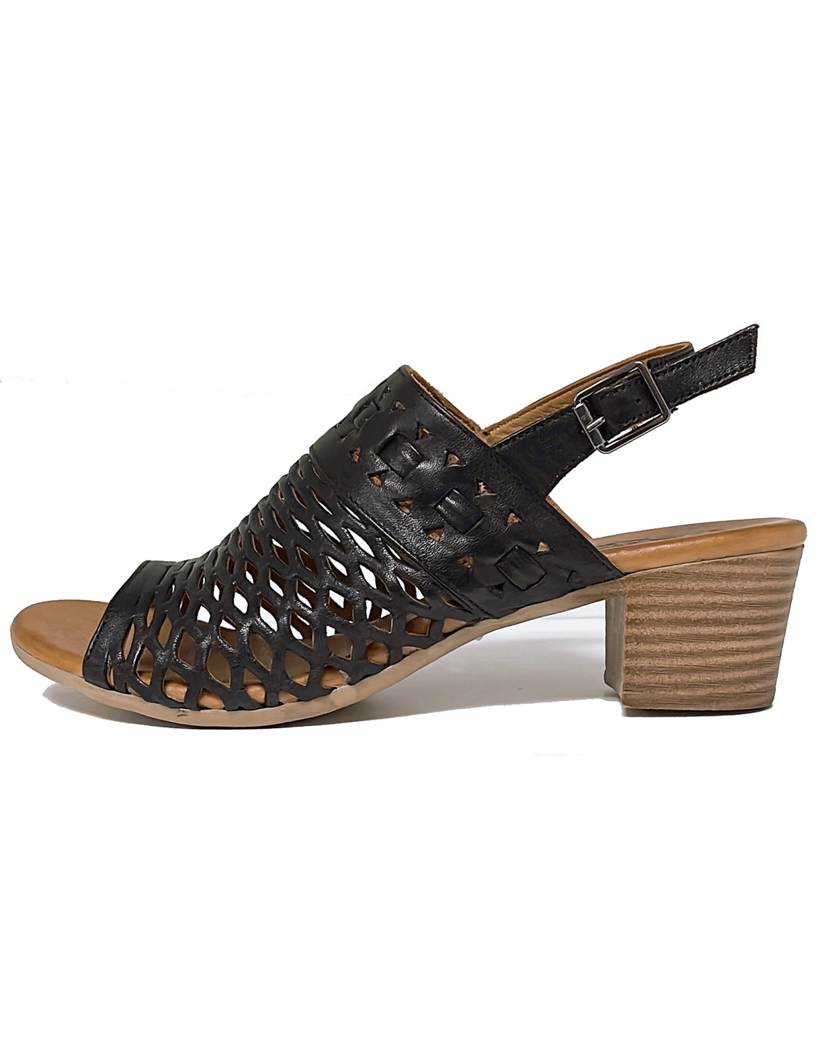 CABELLO ANTAS PLAITED SANDAL - BLACK