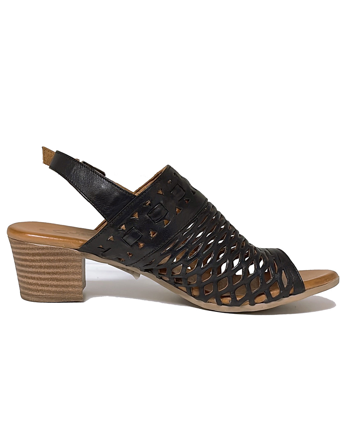 CABELLO ANTAS PLAITED SANDAL - BLACK