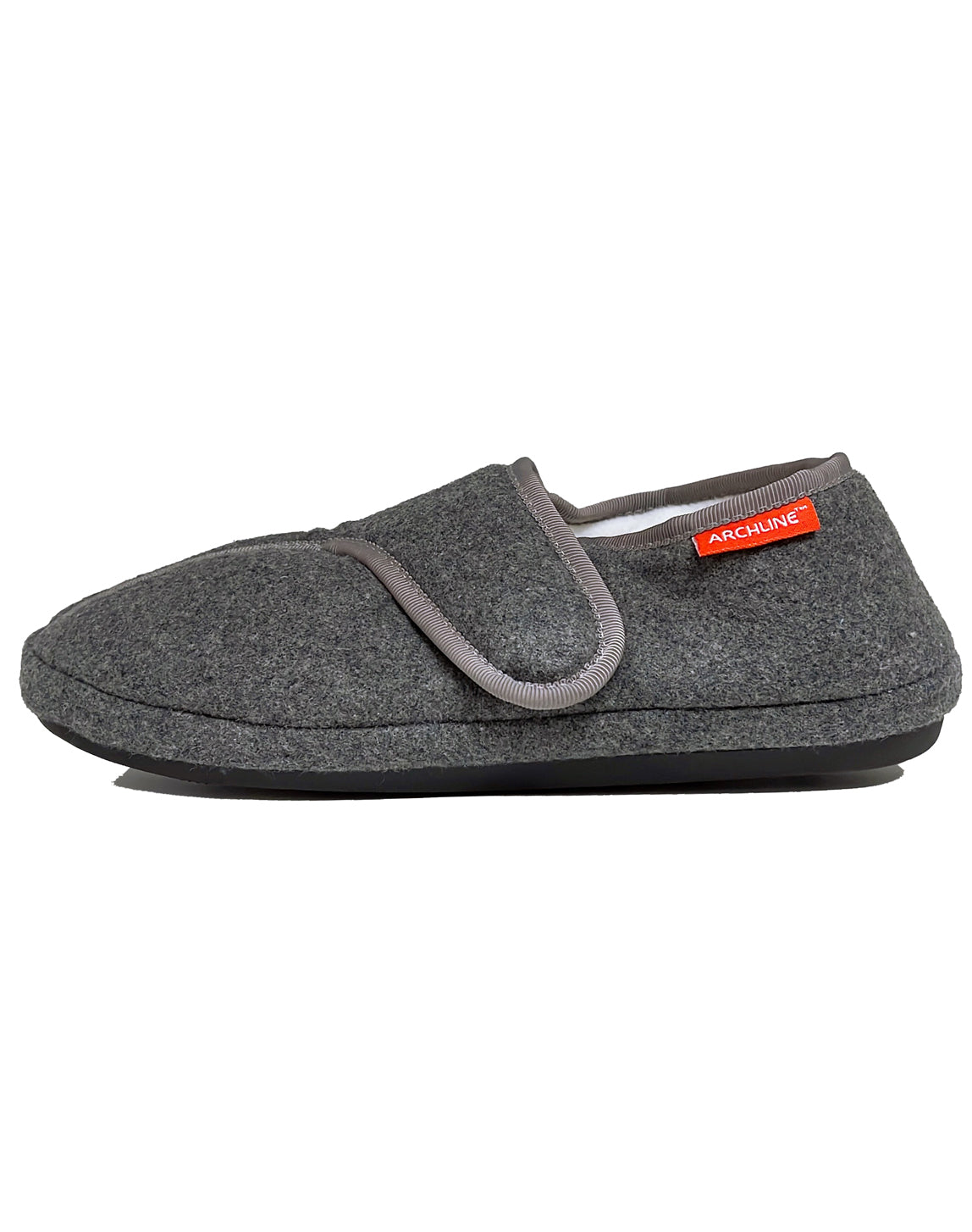 ARCHLINE AS901 VELCRO SLIPPER PLUS STYLE GREY - GREY MARL