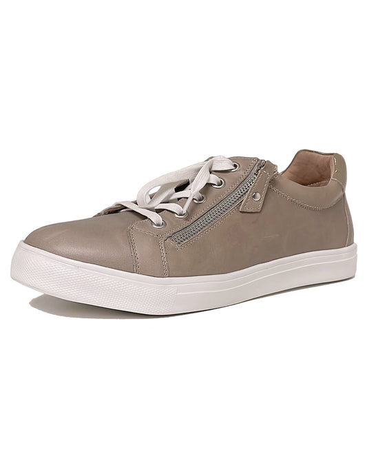 KLOUDS CHARLIEXW LACE ZIP SHOE - TAUPE