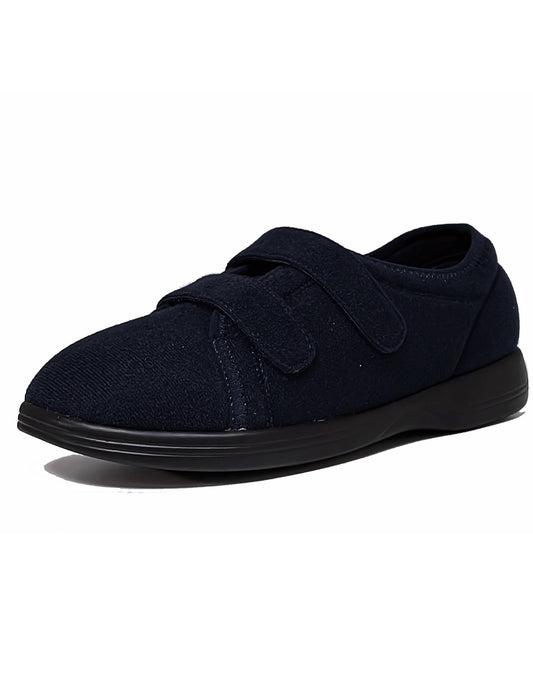 GADEAN EASY E DOUBLE VELCRO SLIPPER - BLACK