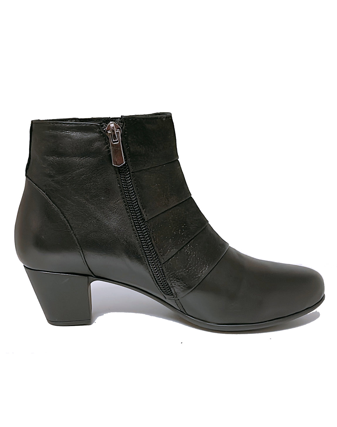 CABELLO EVA HEELED BOOT - BLACK