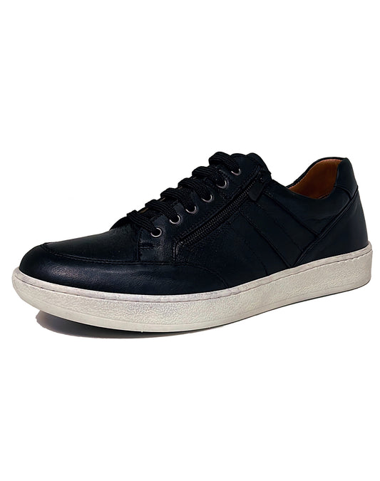 CABELLO FINN LACE ZIP SHOE - BLACK