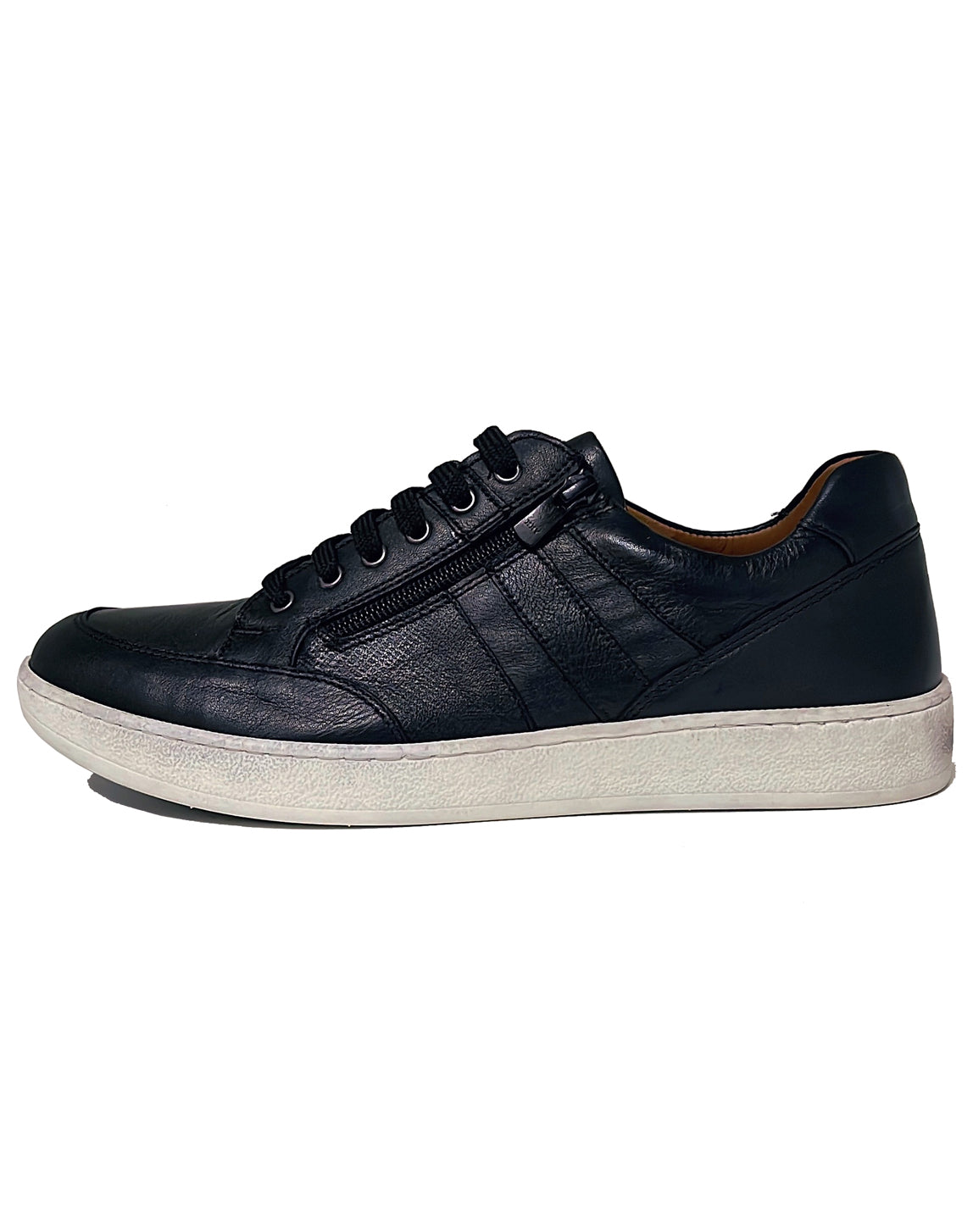 CABELLO FINN LACE ZIP SHOE - BLACK