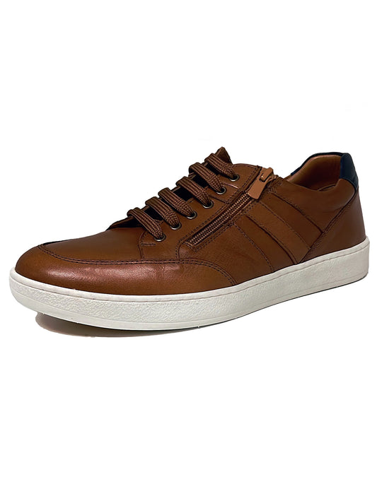 CABELLO FINN LACE ZIP SHOE CABELLO - TAN