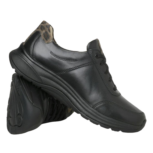Ganter High Flyer Leather Shoe - Black