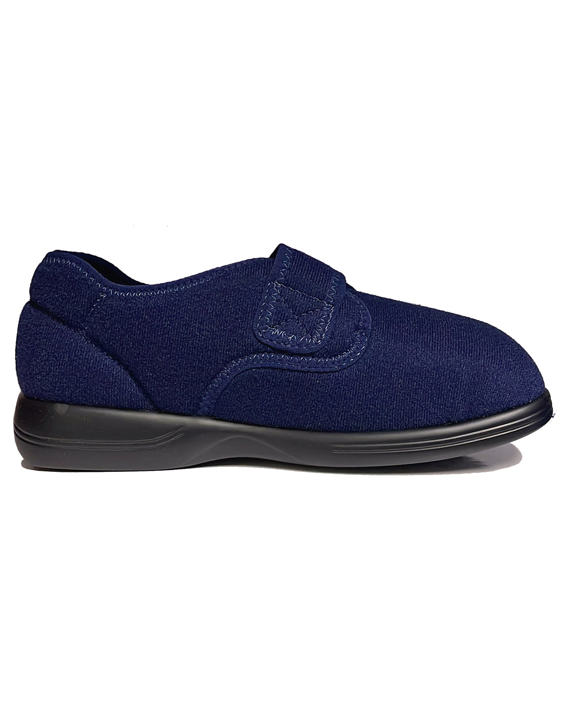 GADEAN HOUSE 3E SINGLE VELCRO SLIPPER - NAVY