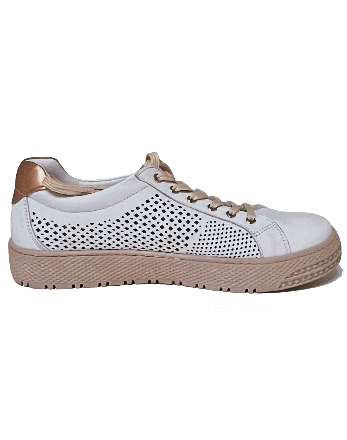 CABELLO UNIFY LACE ZIP PUNCHED HOLE - WHITE