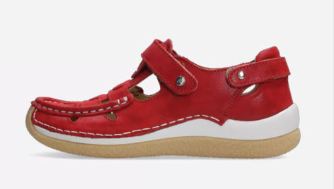 WOLKY ESPERANZA VELCRO SANDAL SHOE - RED
