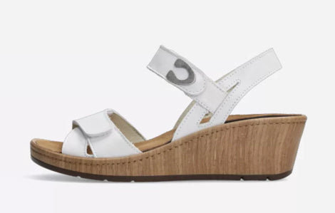 WOLKY SANIBEL DBL VELCRO WEDGE - WHITE