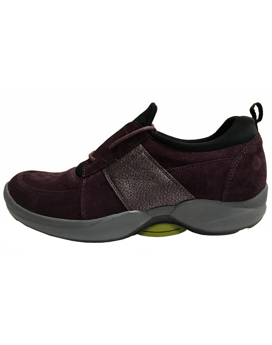 GANTER 208212 HALI LACE SHOE - VINO VELOUR