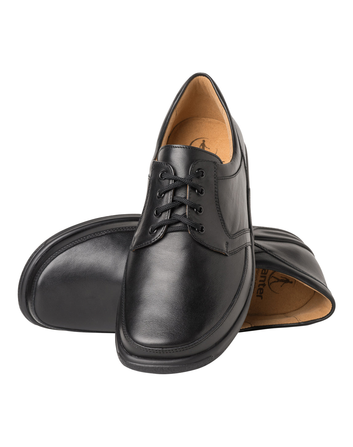 GANTER 256701 KURT LACE SHOE - BLACK CALF
