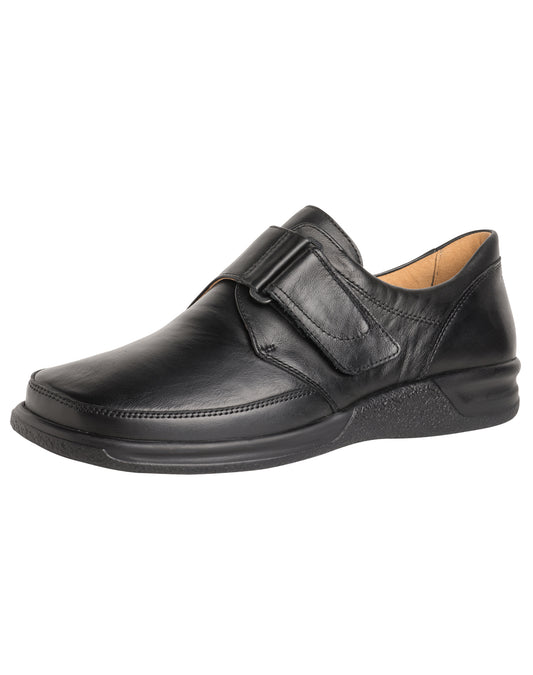 GANTER 256711 KURT VELCRO SHOE - BLACK CALF