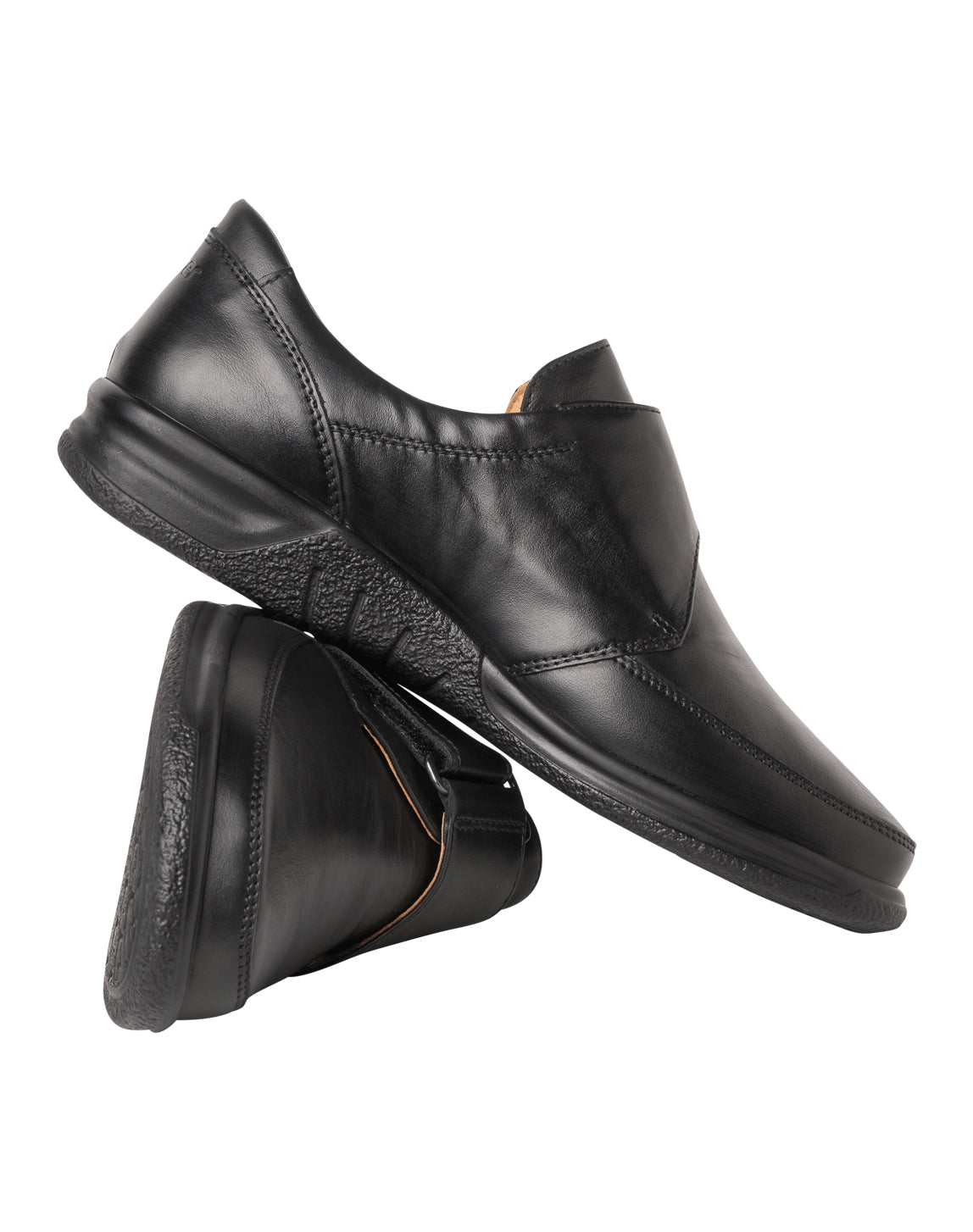 GANTER 256711 KURT VELCRO SHOE - BLACK CALF