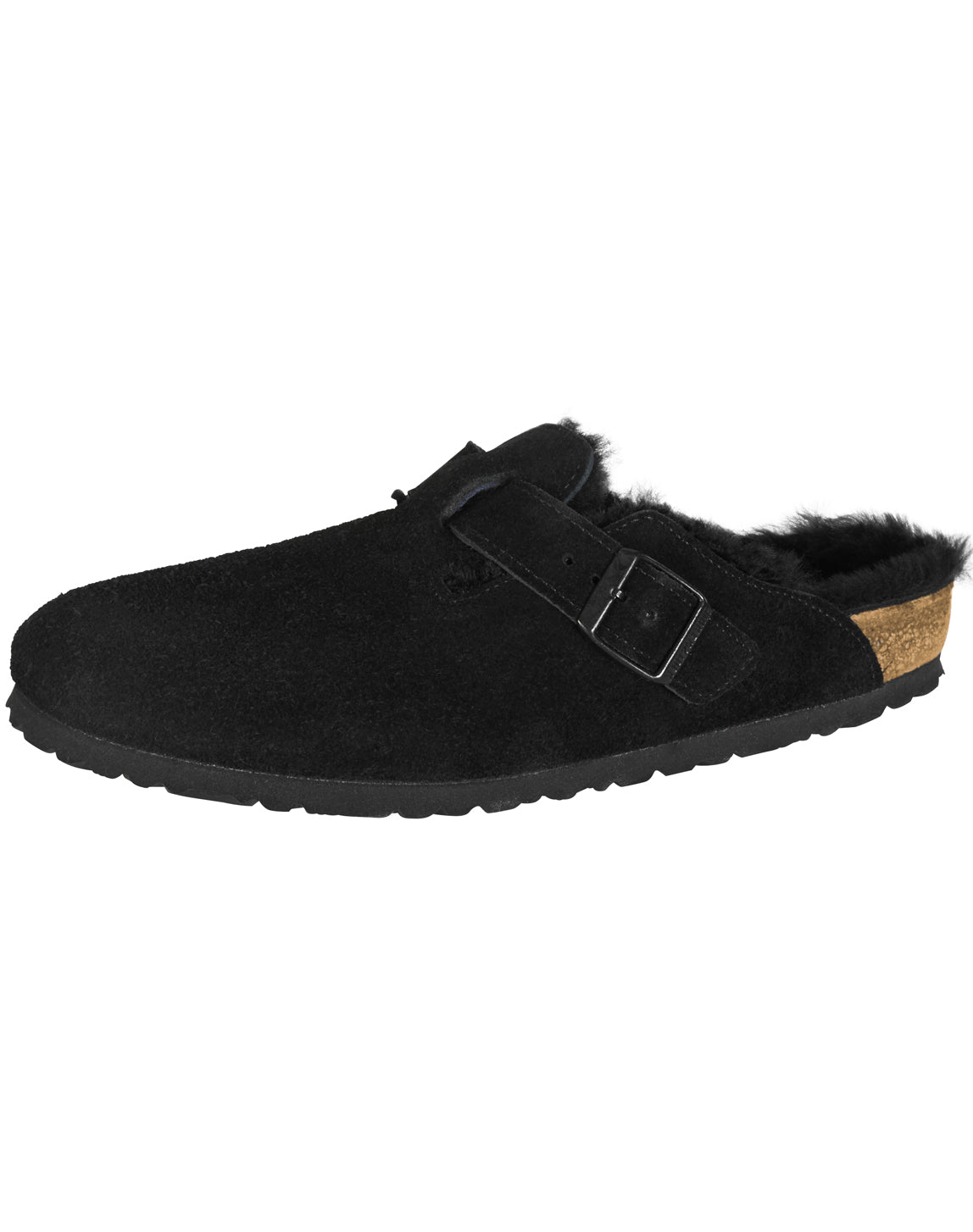 BIRKENSTOCK BOSTON BLACK SU SHEEPSKIN NARROW