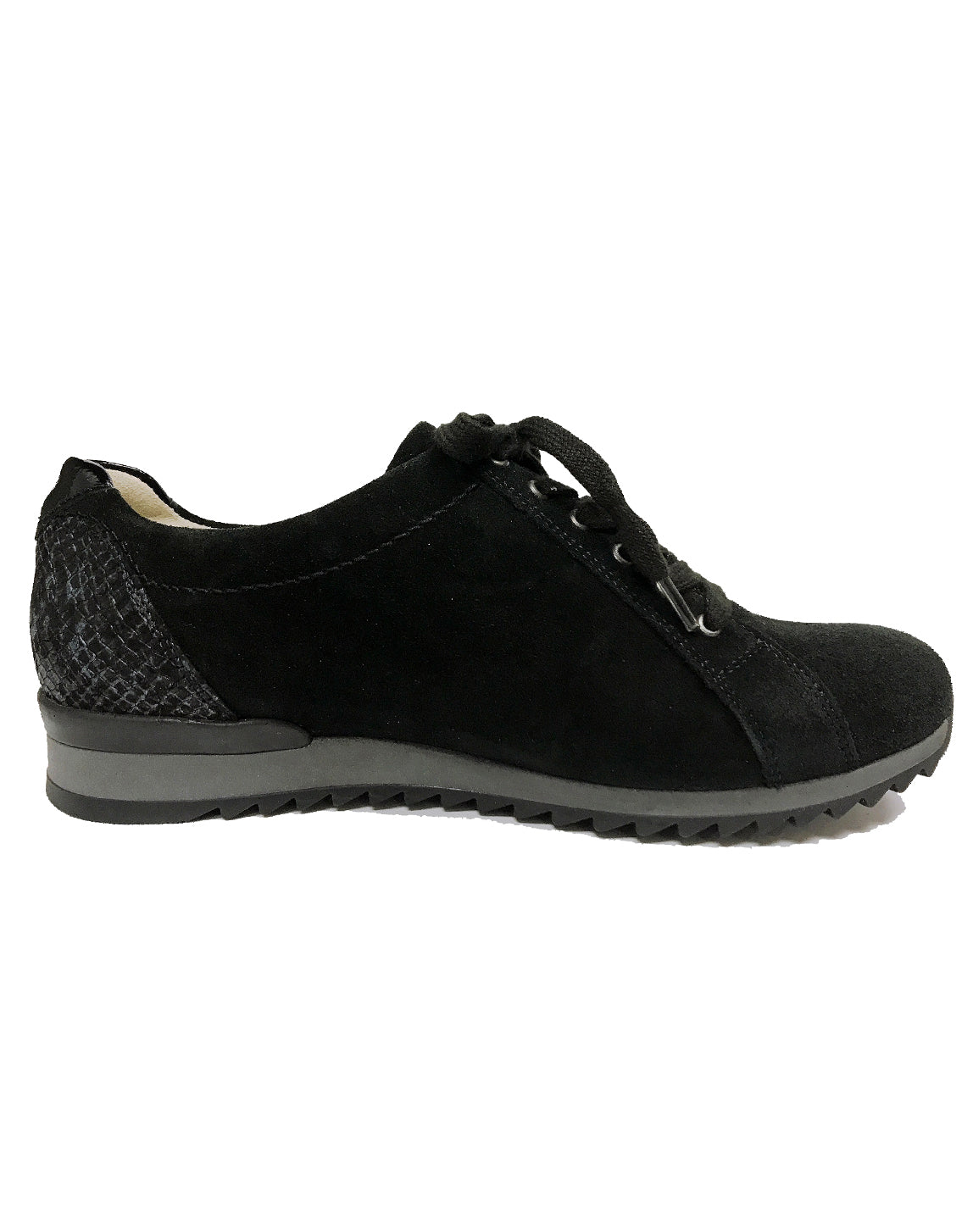 WALDLAUFER 270002 GURLY LACE UP VELOUR NOTTE KOBRA