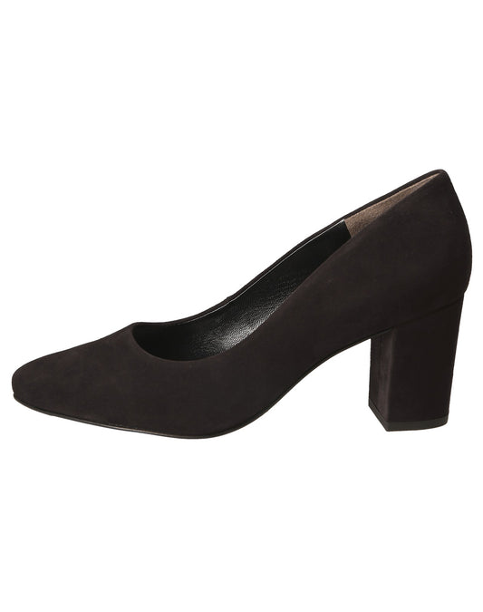PAUL GREEN 3652 PUMP COURT HEEL DARK BROWN