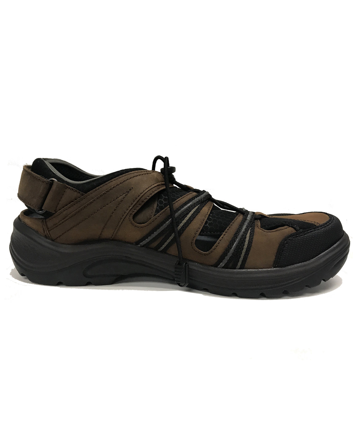 WALDLAUFER 415014 HAYO SANDAL SCHWARZ TABAK GUMMI