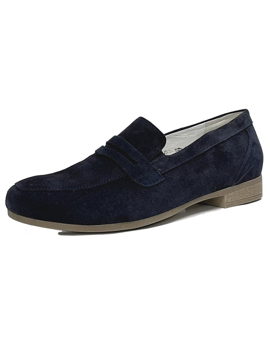 WALDLAUFER 782501 H-ULLA LOAFERS - DEEP BLUE VELOUR