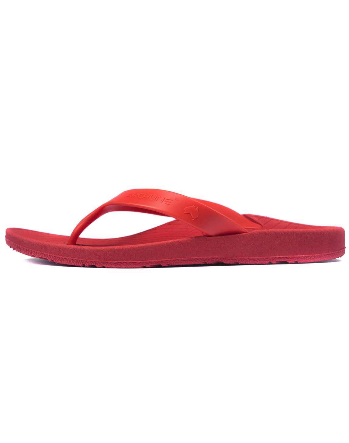 ARCHLINE BALANCE RED FLIP FLOPS - RED