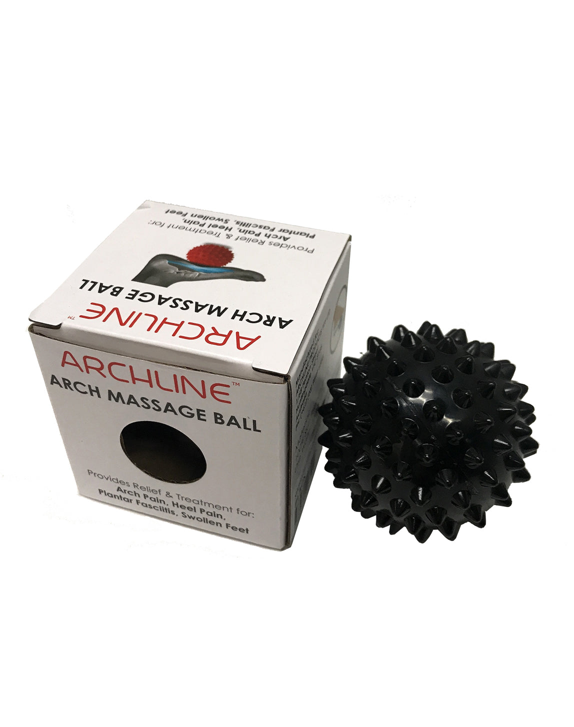 ARCHLINE MASSAGE SPIKY ARCH MASSAGE BALL - BLACK