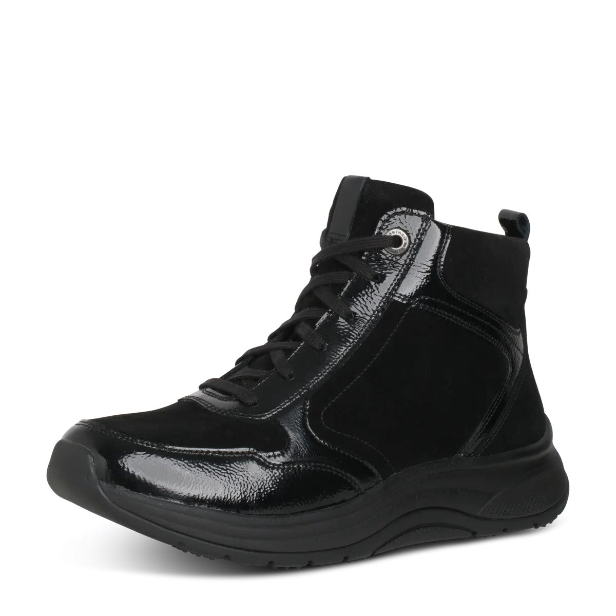 Ganter HIGH FLY Lace/Zip Ankle Boot – Black/Schwartz